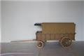 Miniatuur voermanswagen in het Karrenmuseum Essen
